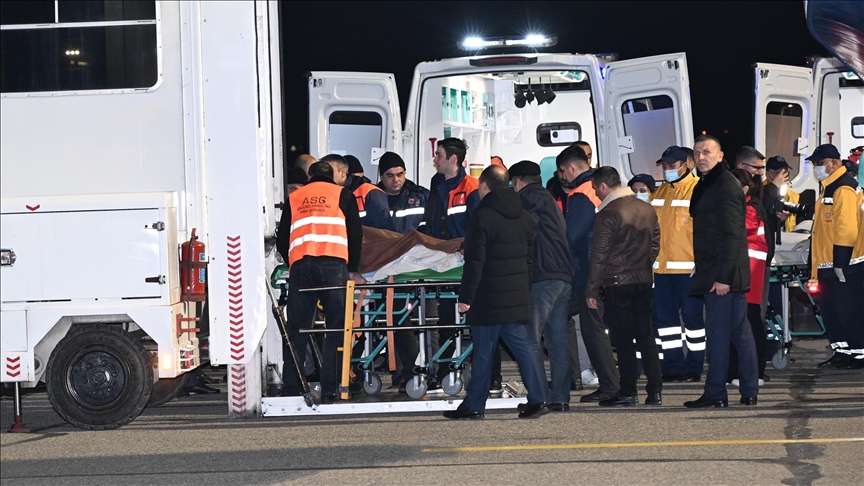 14 граждан Азербайджана - пассажиров разбившегося под Актау самолета, доставлены в Баку