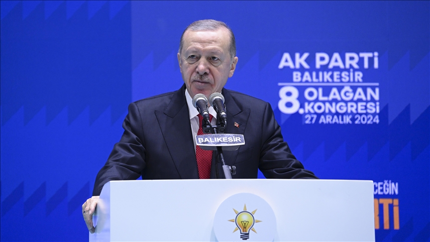 Türkiye to ensure security beyond its southern borders, starting from 2025: President Erdogan