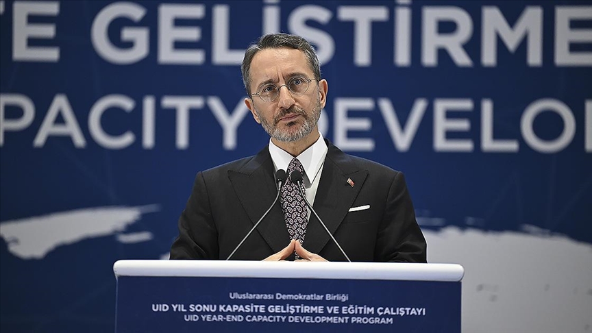 İletişim Başkanı Altun: Gazze'deki zulmü sonlandırmak için dünyanın gözü önünde en cesur mücadeleyi veren Türkiye'dir