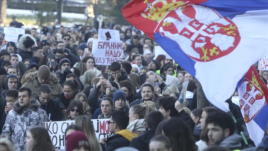 Studentski protesti "Zastani Srbijo" održani u više gradova