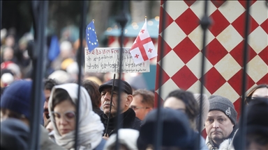 Thousands protest in Georgia ahead of disputed presidential inauguration