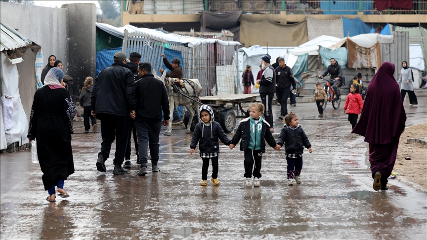 Cold wave, rains worsen misery of civilians in Israel-bombed Gaza, authorities say