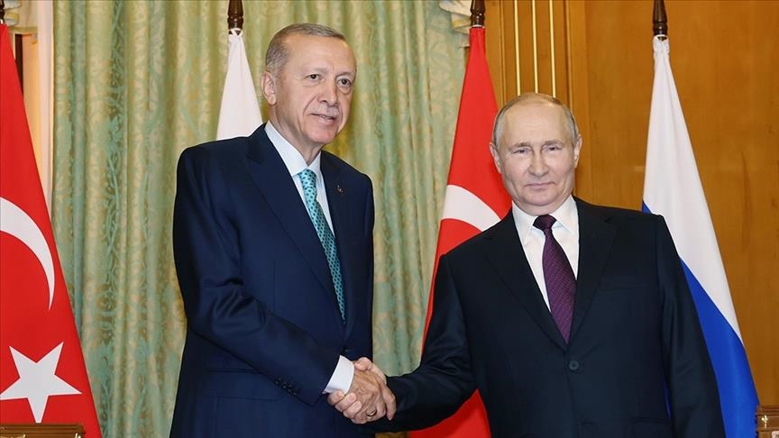 پوتین آغاز سال نو را به رئیسجمهور اردوغان تبریک گفت