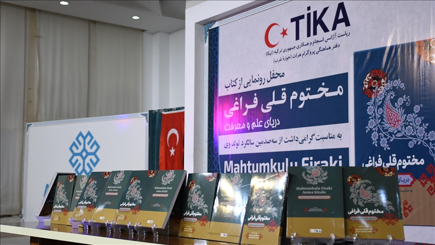 TİKA, Afganistan'da Mahtumkulu Firaki ve Fuat Sezgin anısına iki kitap yayımladı