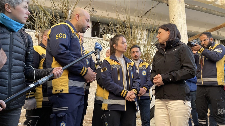 La ministra de Exteriores alemana visita la cárcel de Saydanaya en Siria