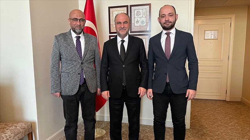 Anadolu Ajansı yöneticileri, Şam'da Maslahatgüzar Büyükelçi Köroğlu ile görüştü
