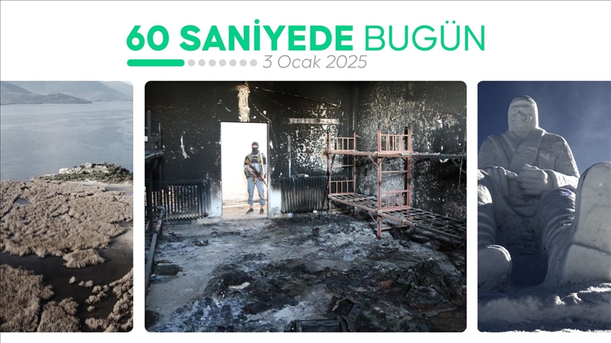 60 saniyede bugün (03 Ocak 2025)