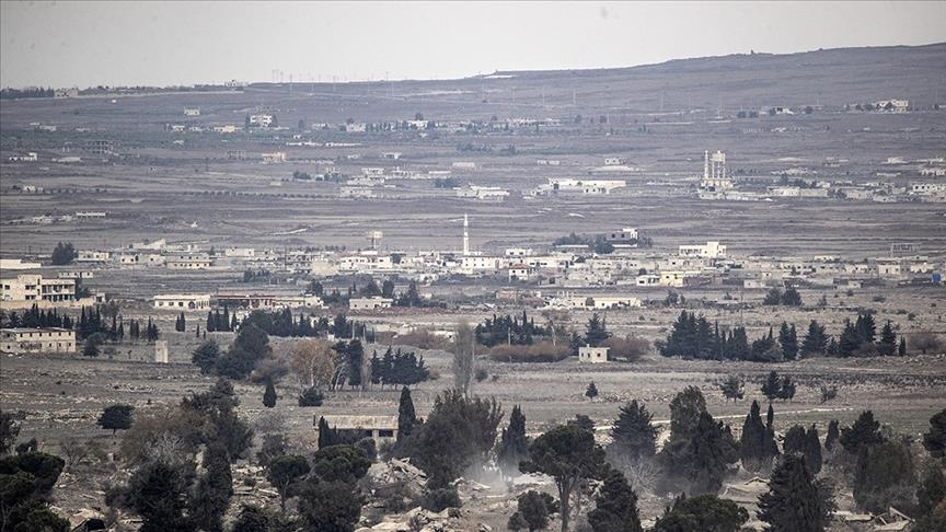 Syrian women protest Israeli occupation in Quneitra village