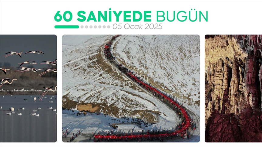 60 saniyede bugün (05 Ocak 2025)