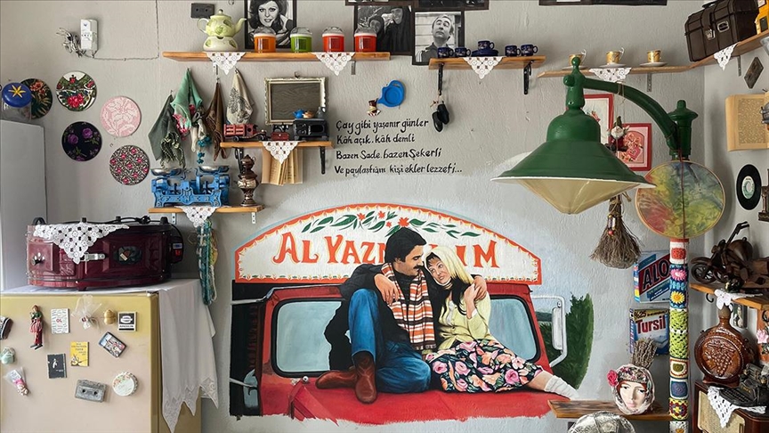 Isparta'da "Geri Dönüşüm Evi" ziyaretçilerini geçmişe götürüyor