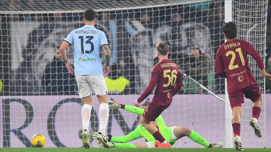 Roma beat Lazio 2-0 in Italian Serie A derby