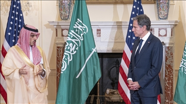 Saudi foreign minister discusses regional developments with US Secretary of State Blinken