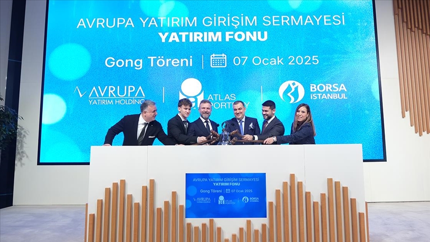 Borsa İstanbul'da gong Atlas Portföy Yönetimi AŞ Avrupa Yatırım Girişim Sermayesi Yatırım Fonu için çaldı