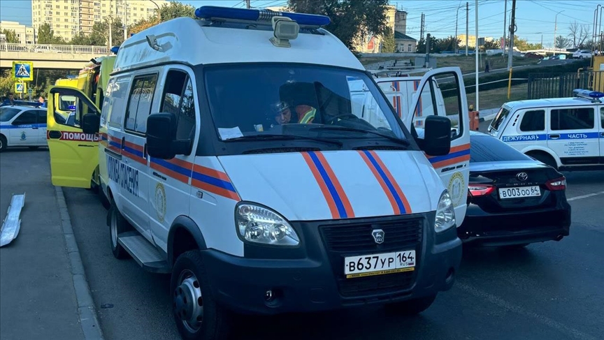 Ukraine claims Russian oil depot in Saratov region caught fire in drone attack