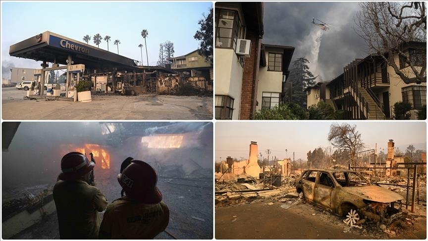 Incendies à Los Angeles : un couvre-feu décrété dans les zones sinistrées