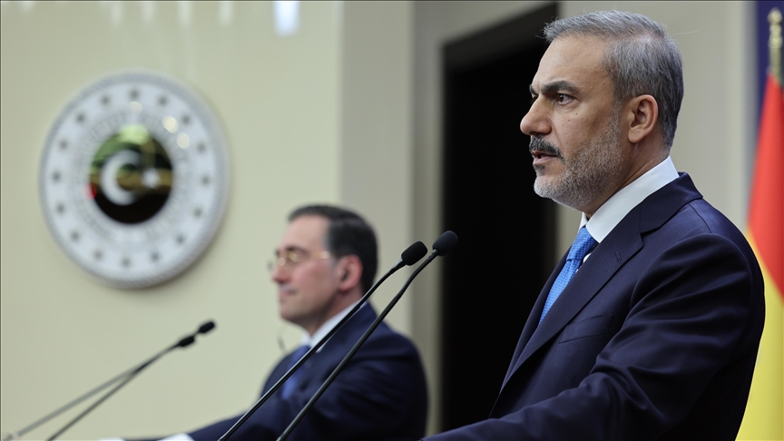 Turkish Foreign Minister Fidan, Spanish counterpart Albares discuss peace in Syria, Gaza situation