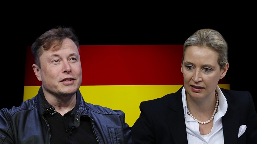 Aşırı sağcı lider Weidel ile Musk'ın X'teki canlı yayını Alman medyasında eleştirildi