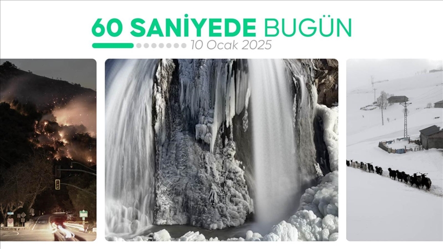 60 saniyede bugün (10 Ocak 2025)