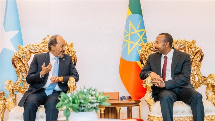 Somali president visits Ethiopia in first trip since bilateral disputes resolved by Ankara-brokered agreement Somali president visits Ethiopia in first trip since bilateral disputes resolved by Ankara-brokered agreement