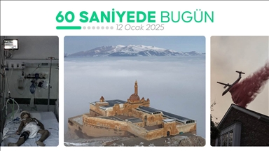 60 saniyede bugün (12 Ocak 2025)