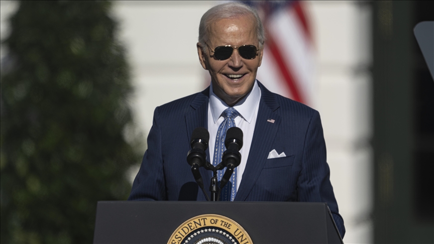 Biden says America, allies stronger, adversaries weaker in foreign policy speech