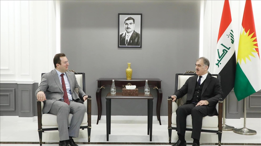 القنصل التركي بأربيل يلتقي مسؤول العلاقات الخارجية بإقليم كردستان