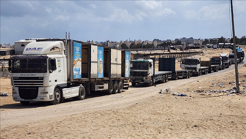 Jordan dispatches 120-truck aid convoy to Gaza