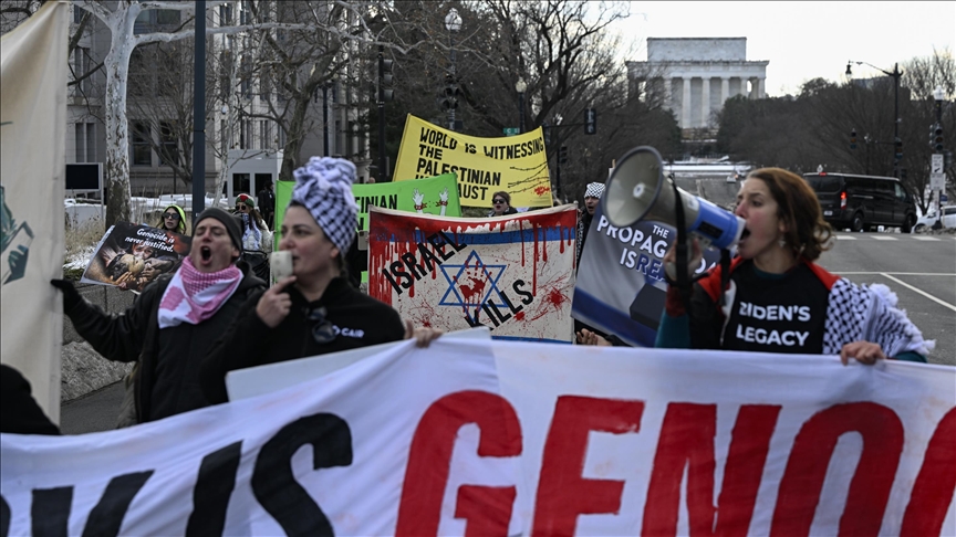 Biden, Blinken face pro-Palestine protests outside State Department