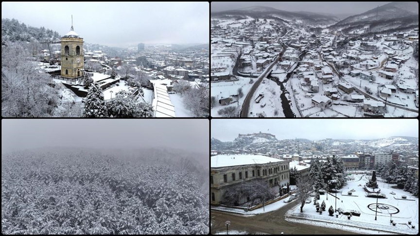 Kırklareli ve Kastamonu'da kar yağışı etkili oldu