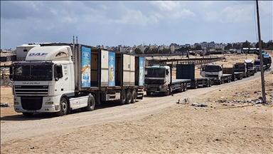 Jordan dispatches 120-truck aid convoy to Gaza