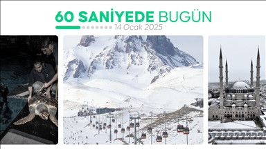 60 saniyede bugün (14 Ocak 2025)