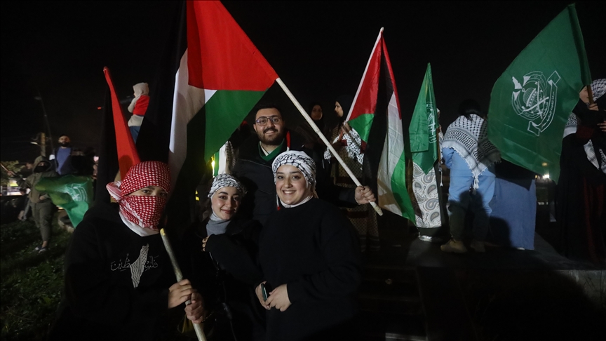 Celebrations erupt in Arab world after Gaza cease-fire deal