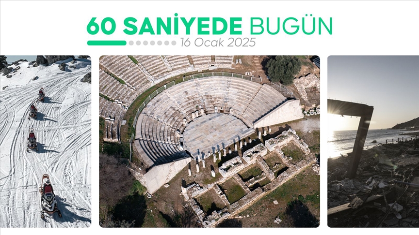 60 saniyede bugün (16 Ocak 2025)