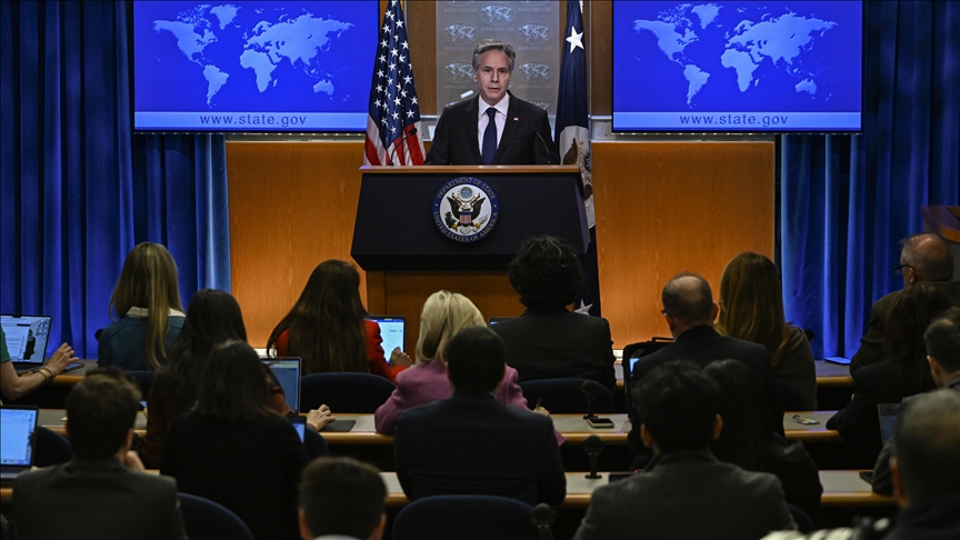 UN urges respect for media freedom after Blinken protested by reporters about Gaza