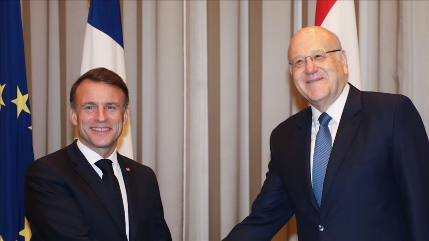 ميقاتي: ماكرون وعد بمتابعة عمل حكومة لبنان الجديدة ودعمها