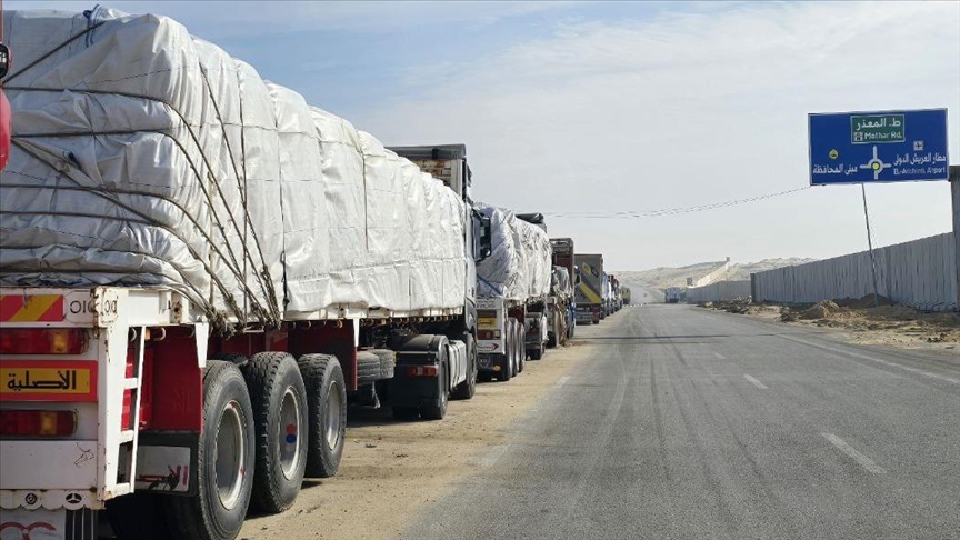 WHO says targeted number of aid trucks entering Gaza 500-600 daily when cease-fire effective