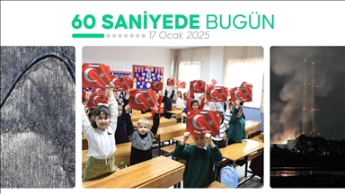 60 saniyede bugün (17 Ocak 2025)