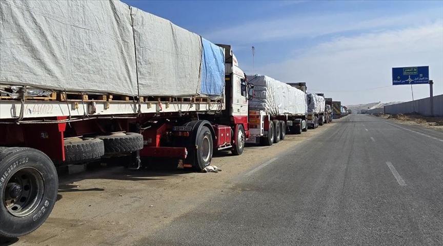 Final preparations underway in Egypt’s Arish to deliver aid to Gaza