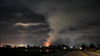 Massive fire at US' Northern California lithium battery facility continues to burn