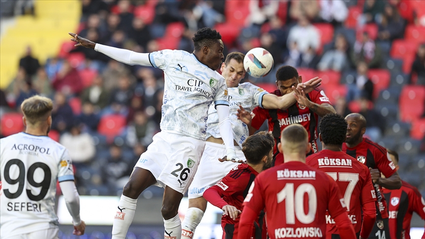 Gaziantep FK'nin sahasındaki 6 maçlık galibiyet serisi sona erdi