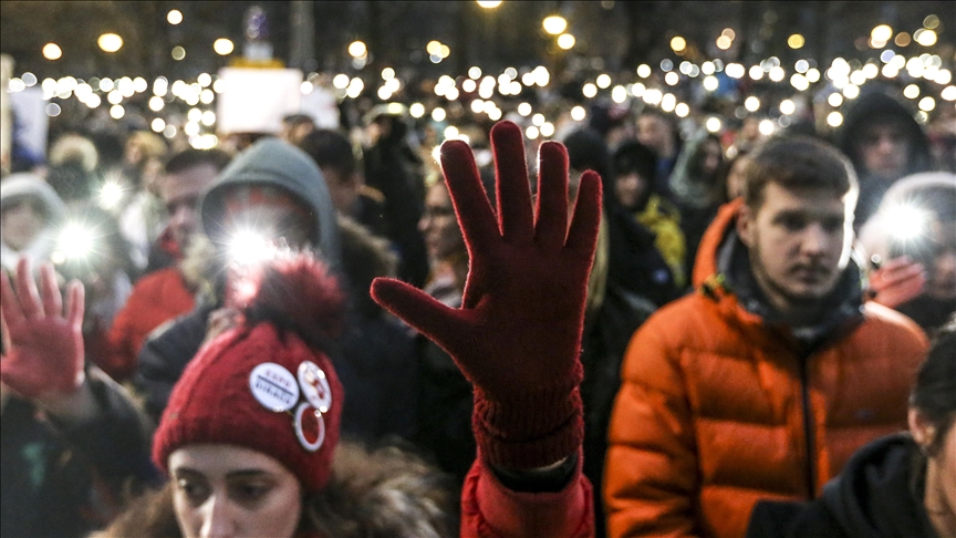 Studenti na protestu u Beogradu podržali profesore i pozvali na generalni štrajk