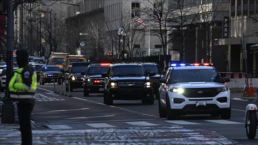 Trump, Biden arrive at US Capitol for presidential inauguration