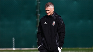 Beşiktaş'ta teknik direktör Ole Gunnar Solskjaer, ilk idmanına çıktı