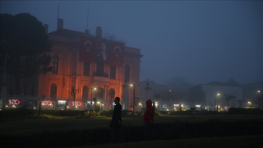 Edirne ve Kırklareli illerinde sis etkili oldu