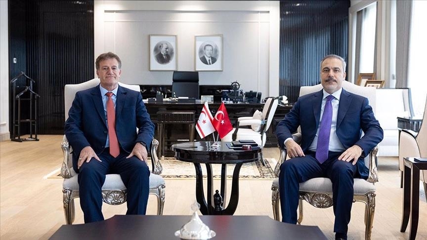 Türkiye’s foreign minister meets with Turkish Republic of Northern Cyprus transport minister