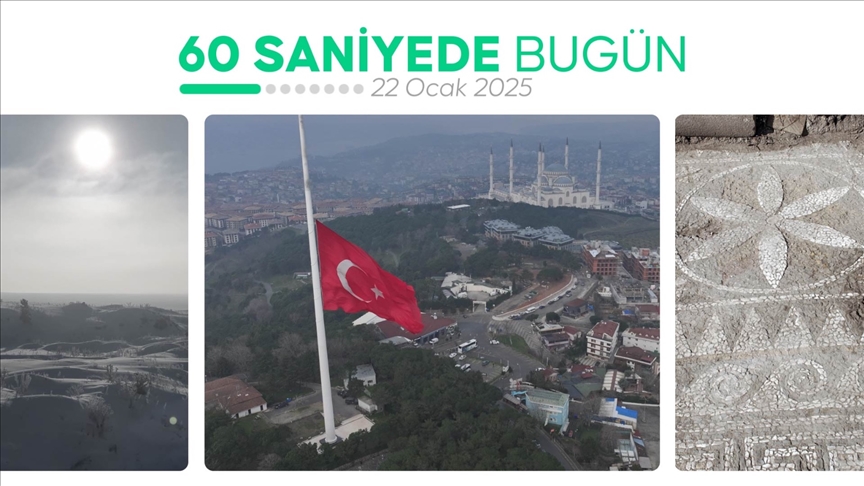 60 saniyede bugün (22 Ocak 2025)