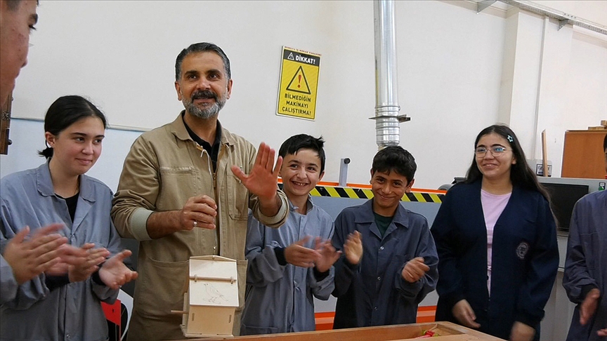 "Zanaat atölyeleri" yarıyıl tatilinde de öğrencilere kapılarını açtı
