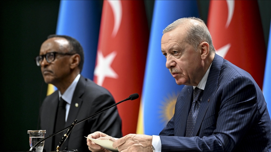 Türkiye ready to support resolving dispute between Rwanda, DRC: President Erdogan