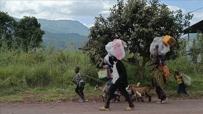 Thousands displaced as rebels advance toward eastern Goma in Congo