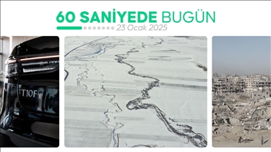 60 saniyede bugün (23 Ocak 2025)